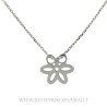 Sidabrinė grandinėlė su pakabuku Gėlė