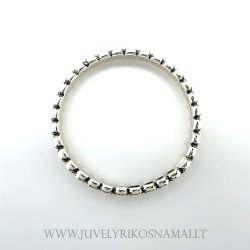 Sidabrinis burbuliukų žiedas