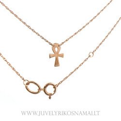 Auksinė grandinėlė su pakabuku Ankhas (Ankh)