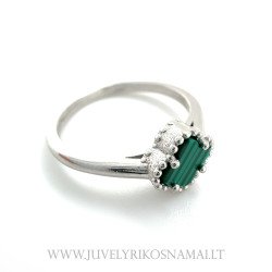 Sidabrinis žiedas Keturlapis dobilas