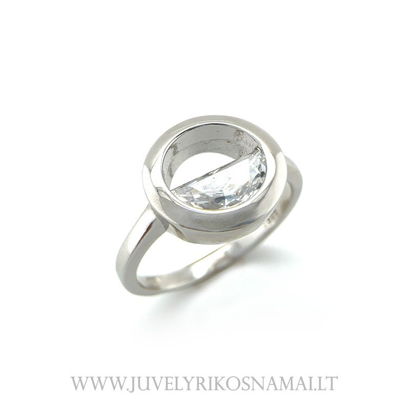Sidabrinis žiedas su cirkoniu