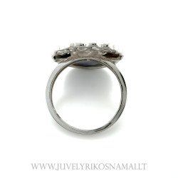 Sidabrinis žiedas su perlamutru