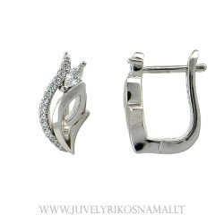 Sidabriniai auskarai su...