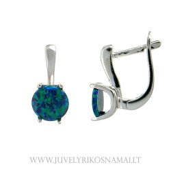 Sidabriniai auskarai su...