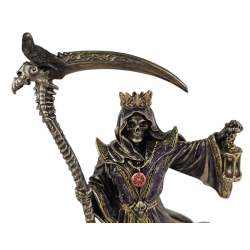 Karūnuota giltinė su dalgiu ir smėlio laikrodžiu. Veronese suvenyras