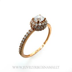 Auksinis žiedas su cirkoniu...