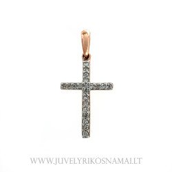 Auksinis kryželis su 0,05ct...