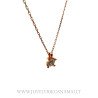 Auksinė grandinėlė su cirkonio pakabuku