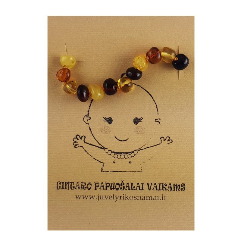 Vaikiška gintaro apyrankė Vaikiška gintaro apyrankė