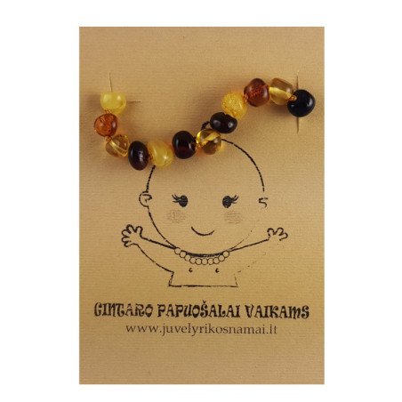 Vaikiška gintaro apyrankė