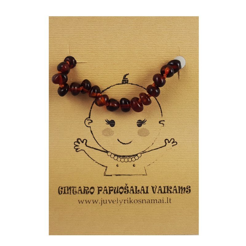 Vaikiška gintaro apyrankė Vaikiška gintaro apyrankė
