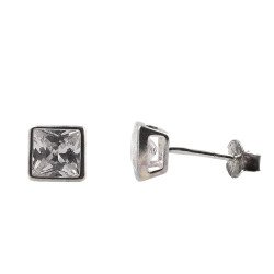 Sidabriniai auskarai su cirkoniu