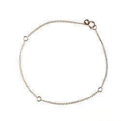 Auksinė apyrankė 18 cm