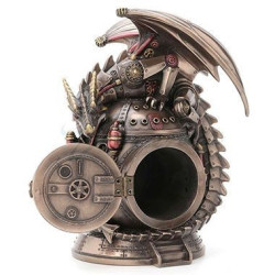 Steampunk drakonas ant laikrodžio. Veronese kolekcija