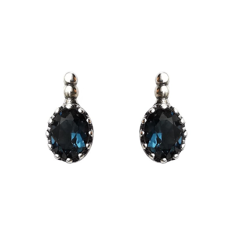 Sidabriniai auskarai su cirkoniu