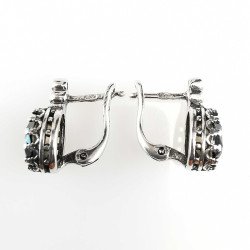 Sidabriniai auskarai su cirkoniu