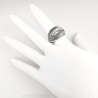 Sidabrinis žiedas su cirkoniais 18,2 mm