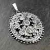 Sidabrinis pakabukas su swarovski kristalais