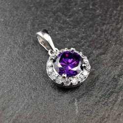 Sidabrinis pakabukas su cirkoniu