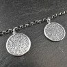 Gnostinis amuletas - sidabrinė apyrankė