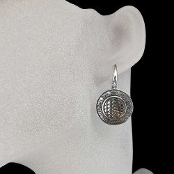 Sidabriniai kabantys auskarai