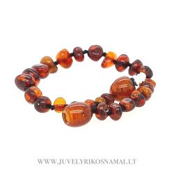 Vaikiška Baltijos gintaro apyrankė 14 cm