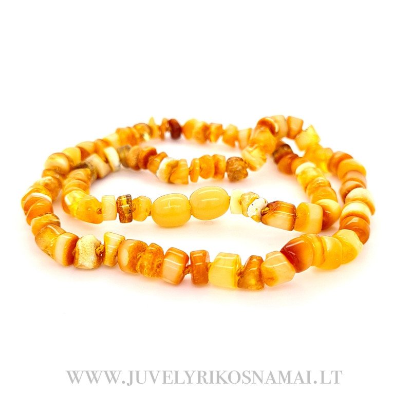 Vaikiški Baltijos gintaro karoliai 41 cm Vaikiški Baltijos gintaro karoliai 41 cm