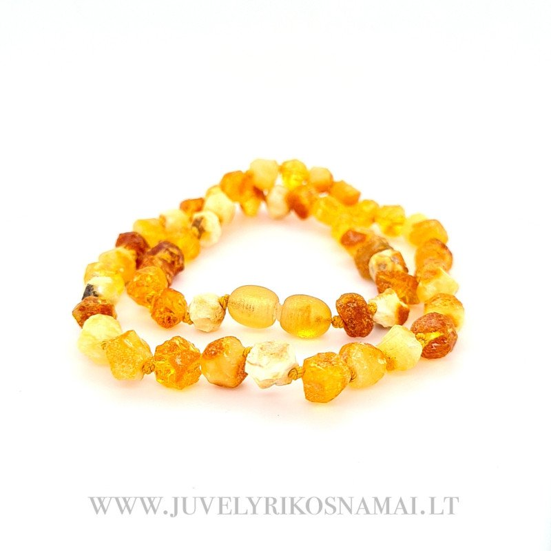 Vaikiški Baltijos gintaro karoliai 36,5 cm Vaikiški Baltijos gintaro karoliai 36,5 cm