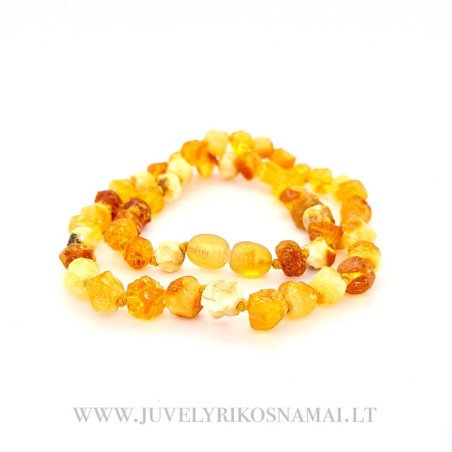 Vaikiški Baltijos gintaro karoliai 36,5 cm