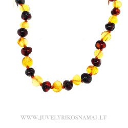 Vaikiški Baltijos gintaro karoliai 32,5 cm