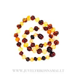 Vaikiški Baltijos gintaro karoliai 33,5 cm