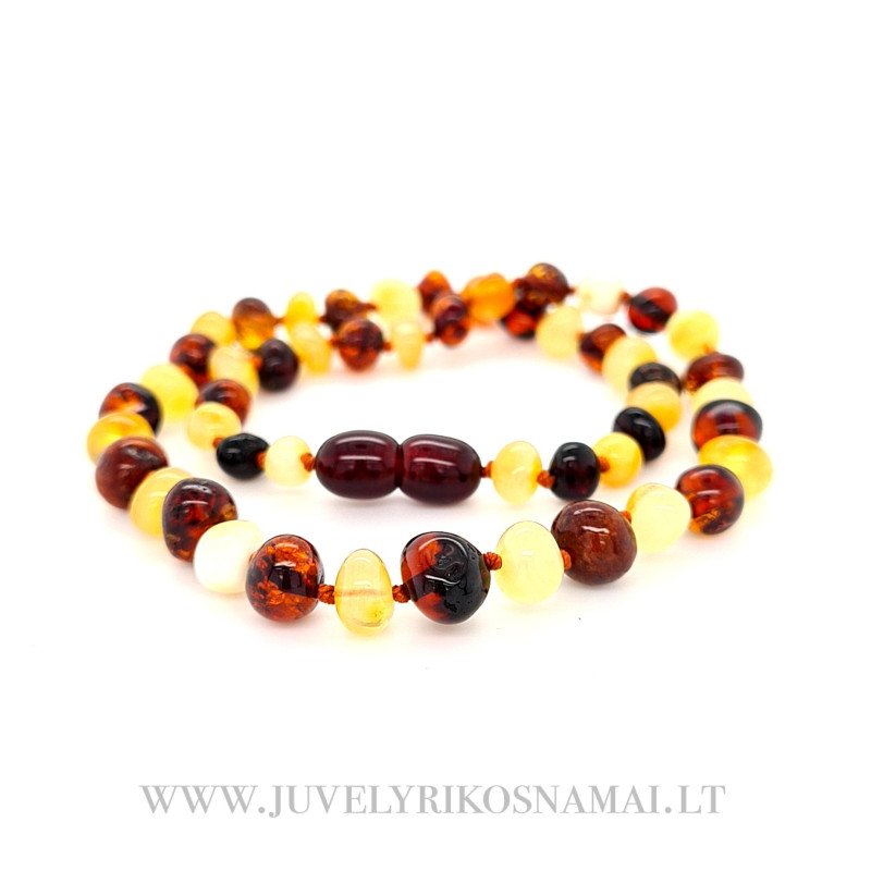 Vaikiški Baltijos gintaro karoliai 33,5 cm Vaikiški Baltijos gintaro karoliai 33,5 cm