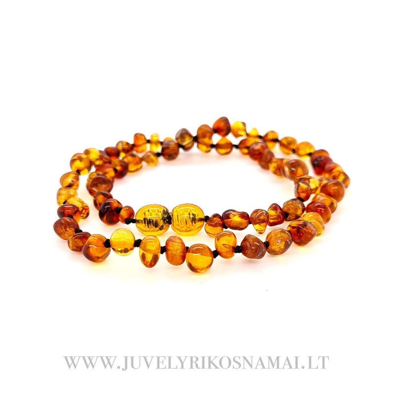 Vaikiški Baltijos gintaro karoliai 35,5 cm Vaikiški Baltijos gintaro karoliai 35,5 cm