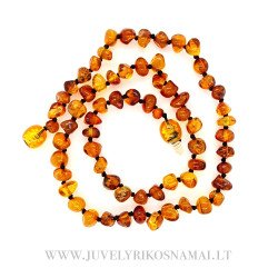 Vaikiški Baltijos gintaro karoliai 35,5 cm
