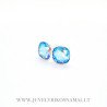 Sidabriniai auskarai su Swarovski kristalais
