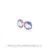 Sidabriniai auskarai su Swarovski kristalais