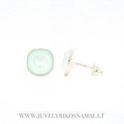 Sidabriniai auskarai su Swarovski kristalais