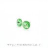Sidabriniai auskarai su Swarovski kristalais