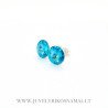 Sidabriniai auskarai su Swarovski kristalais