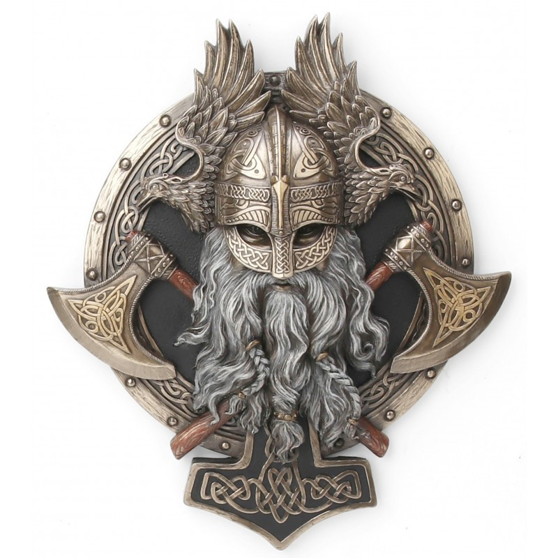 Vikingas Berserkeris. Ant sienos kabinamas Veronese suvenyras