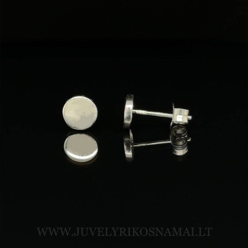 Sidabriniai auskarai - vinukai "Apskritimas" Sidabriniai auskarai - vinukai "Apskritimas"