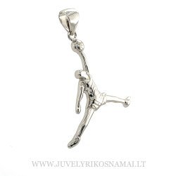 Sidabrinis pakabukas Krepšininkas